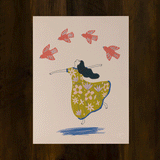 Ballerina Postcard and Poster