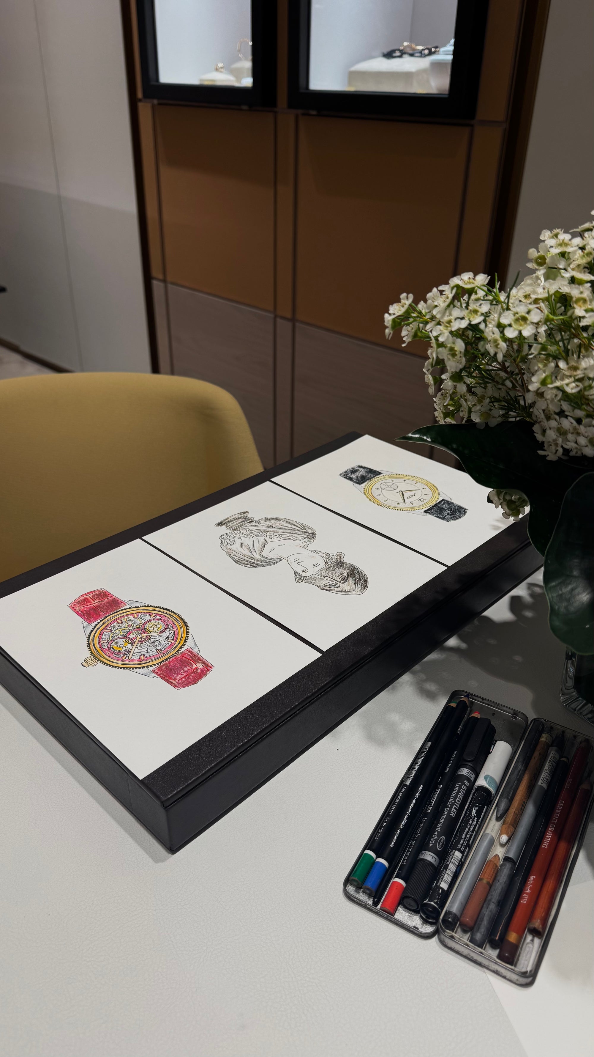 Ilustrações para Evento - Montblanc