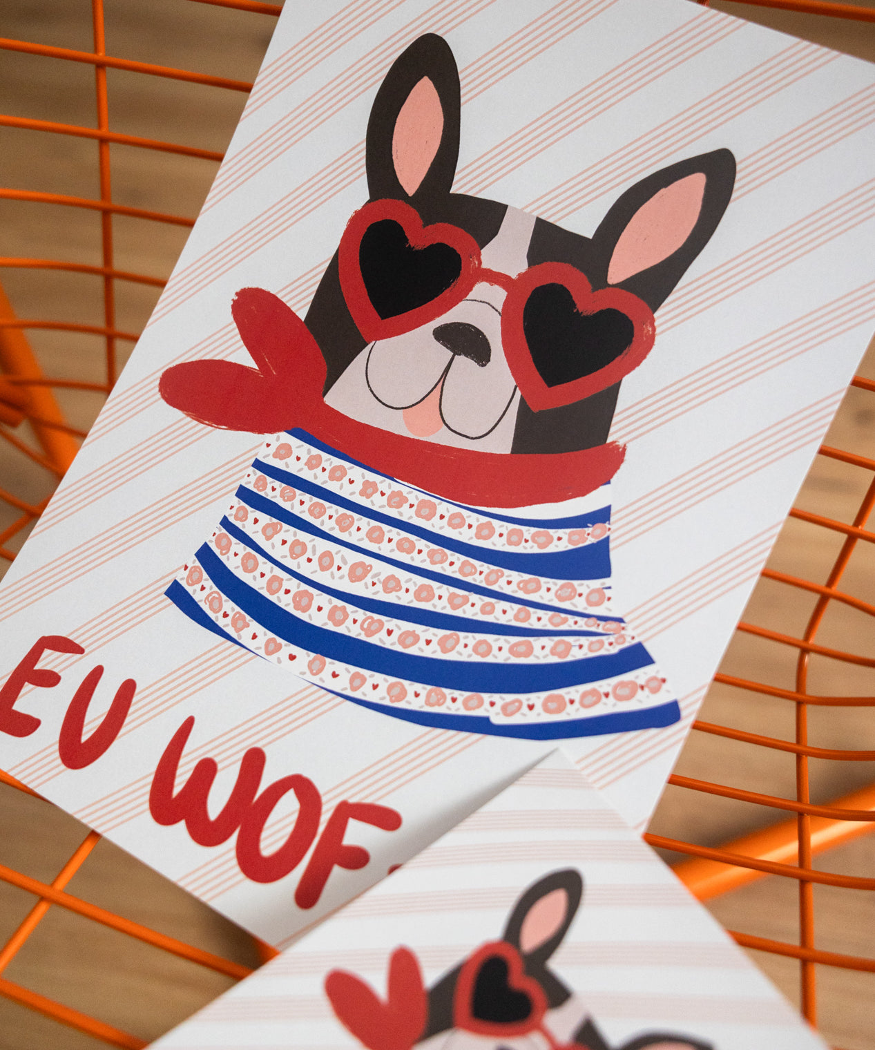 Postais e Posters  Eu Miau-te e Eu Wof-te