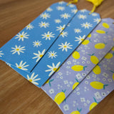 Flowers and Lemons Book Dividers