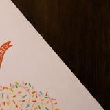 Birthday Cake Postcard