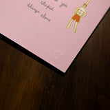 Best Friends Postcard and Poster