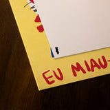 Postais e Posters  Eu Miau-te e Eu Wof-te