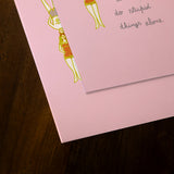 Best Friends Postcard and Poster
