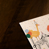 Animals Birthday Postcard