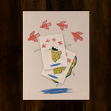 Ballerina Postcard and Poster