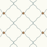 Daisy pattern wallpaper